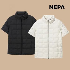 네파 여성 겨울 반팔 패딩 점퍼 경량 구스다운 자켓 7L82066