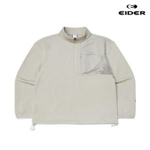 아이더 (DMW24204_E1) 남성 THERMAL (써말) 그래픽 긴팔 짚업 티셔츠 (L/Beige)