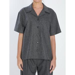 케이트 울 캐시미어 블렌드 쿠반 칼라 반팔 셔츠 2414604 217