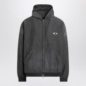 발렌시아가 트롱프뢰유 후드 집업 838688TSWB3 Grey