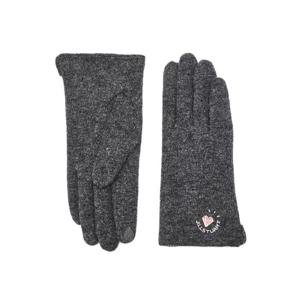 JAGV5F212G3 그레이 로고장식 울혼방 스마트터치 장갑