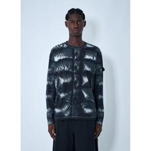 25 FW Moncler x asap ROCKY 남성 로고 모티프 대비를 이루는 프린트 티셔츠 map0162007blk
