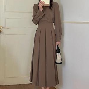 (예쎄) 허리 스모크밴딩 원피스(S5FOP053A)