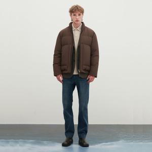 [인디안][광복점]중년 남성 퀼팅 다운 점퍼 MUOCL4W931135GL