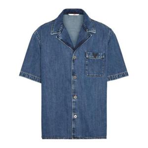 발렌티노 가라바니 반팔 셔츠 5V3DB03BAA3 558 BLUE