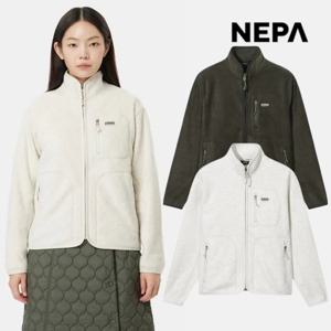 네파 여성 가을 겨울 세미 크롭 마이크로 플리스 자켓 레이어드 7L86163