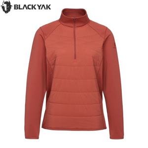 블랙야크 여성 겨울 아웃도어 등산 긴팔티셔츠 프리마로프트 집업 긴팔티2 1BYZTWU503DO