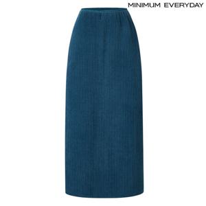 [미니멈][미니멈 에브리데이]백 트임 밴딩 H라인 롱 스커트 (EB4WH014D)