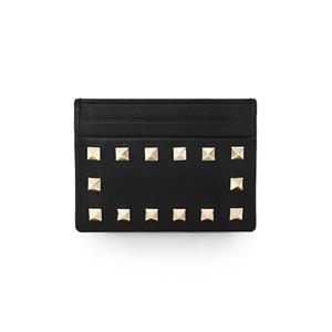 발렌티노 5W2P0486 BOL 0NO 락스터드 카드지갑