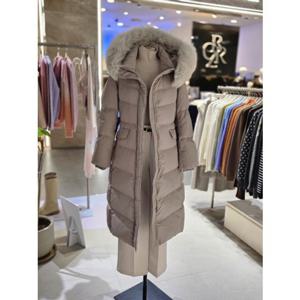 [ZOOC] 벨티드 슬림핏 롱 구스패딩 (Z254PSG313)