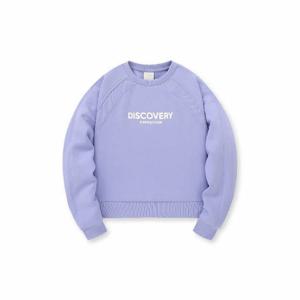 M 디스커버리긴팔티 BQK DWMT41044-PPS 여성 세미크롭 맨투맨