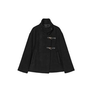 [올리브데올리브] OW5WHA81 밑단시보리 레자비조 여밈 코트