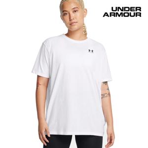 [언더아머(백)]여성 UA BF 로고 오버사이즈 라운드 반팔 티셔츠 1386844-100