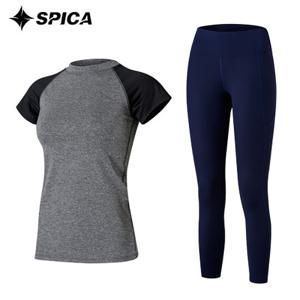 스피카 요가복세트 티셔츠 레깅스 SPA502504