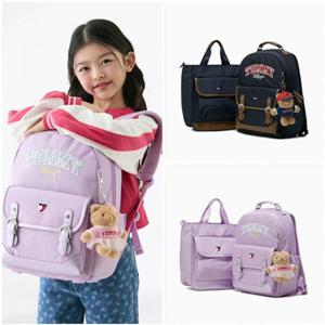 [타미힐피거칠드런TD] 신학기 클래식 버클 책가방 + 보조가방세트 (T42G0ABG700BL1)