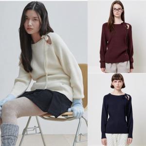 [플랙진] 여성 컷아웃 니트 PWTF4NTL03W