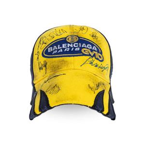 25 FW 발렌시아가 시그니처 디스트레스드 베이스볼캡 846555410B2