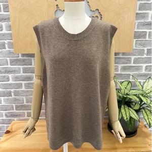 (레코브) 뒷트임 니트 베스트(LK31CXKV009X)