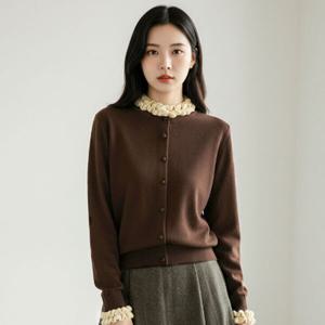 라페르  프릴 니트 가디건_RE4GD011