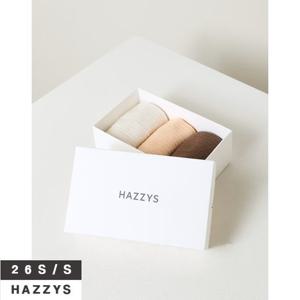 헤지스여성 HSSS6B105 [중목] 3종 골지 혼합 중목 양말 세트