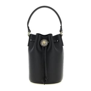 케이트케이트 도리 가죽 드로우스트링 버킷백 PRSKC094LTS BKN
