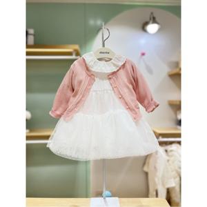 압소바HM 르팡 니트가디건 원피스세트(봄신상품) (Q3A2125102)