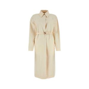 23FW Fendi 아이보리 polyester blend overcoat FF8994AM3SF1M2A TP565375469