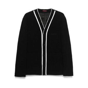 25SS 구찌 블랙 울 blend 가디건 810723Z7AF01000 TP567505362