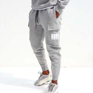 남성 머슬 카고 트레이닝 바지 슬림핏 운동복 체육복