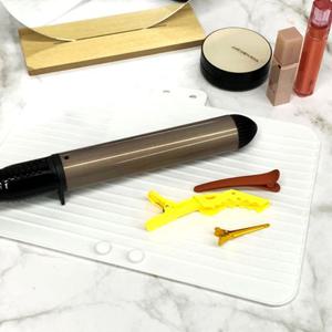 여행용 봉고데기 휴대 베이지 파우치 고데기가방