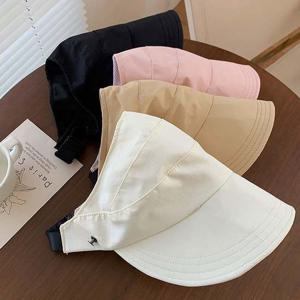 초경량 햇빛차단 돌돌이 포니테일 썬캡 썬바이저 모자