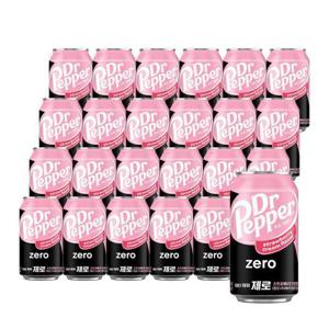 닥터페퍼 제로 스트로베리크림향 350ml X 24캔