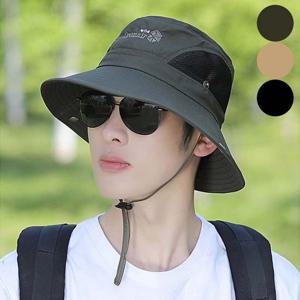 남성 여름 시원한 메쉬 통풍 사파리 모자 버킷햇 선캡