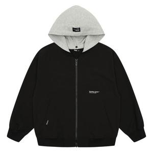 [소이]여아 후드 탈부착 나일론 스판 항공 점퍼 23F5102_BK