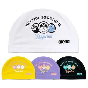 아레나 아동용 실리콘 코팅 수모 수영모 U112480 수영모자