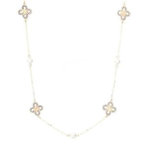 아트박스/토리버치 토리버치 목걸이 키라 클로버 펄 163711-782