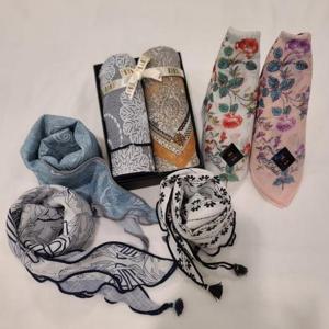 닥스손수건 4 린넨 손수건 2매세트 4종택1