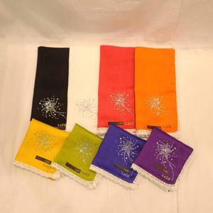 아이엘드 IFA30011 솔리드 큐빅 레이스손수건