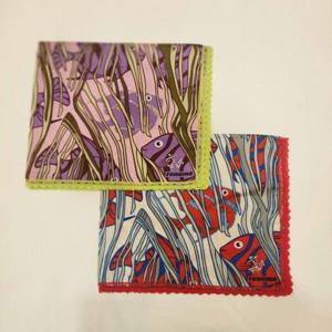 레노마 ROI2302 남녀1매 큐빅레이스 손수건