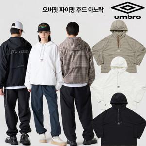 [엄브로]오버핏 파이핑 후드 아노락 UR121CWT11 3종