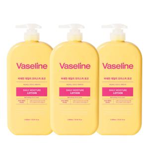 (3개/무배)바세린 데일리 모이스처 바디로션 1000ml /대용량 고보습 온가족용