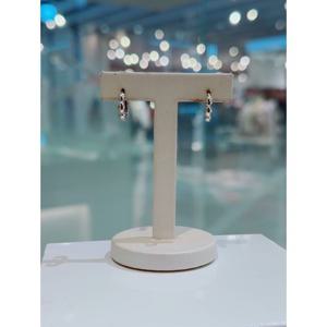 미니골드 [14K골드침&실버] 트리플 버블 링귀걸이 MEM22089