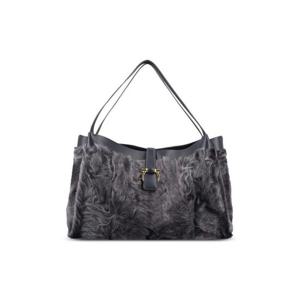 살바토레 페라가모 토트백 21A437787988002 AI25 GREY FUR