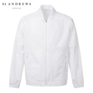 [세인트앤드류스] 남성 파이핑 포인트 스타디움 점퍼 811C1JP204_WH