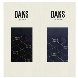 닥스양말 24812 닥스신사 중목 로고다이아 2족세트