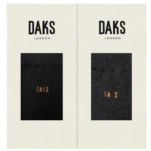 닥스양말 22380 닥스신사 면스판 중목 무지2족세트