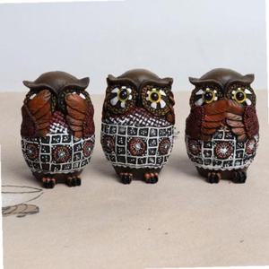 시집살이 인디언 부엉이 소품인형(3P)