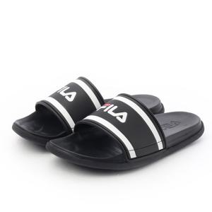 휠라 공용 슬릭 텐더 라인 슬리퍼 블랙 1SM00555 1SM00555001