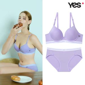 [예스]도넛박스 바이올렛 삼각팬티 세트 YSWBZ813YSWPZ813