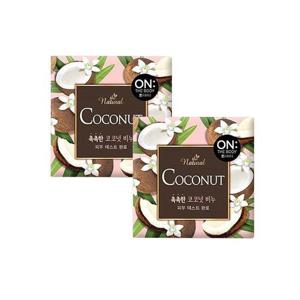 [온더바디] 더내추럴 촉촉한 코코넛 비누 너리싱바 90g 12개